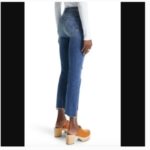 MOTHER | The Insider Crop Step Chew Jeans (Dancing on coals) Size 29 NWT - Picture 4 of 6